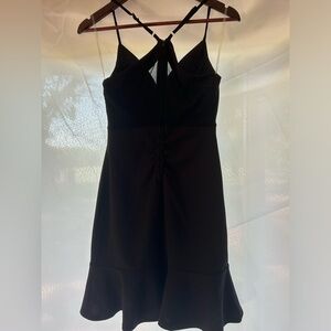 Adorable black dress, petite cut, size small